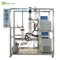 Lab Water Ethanol Vacuum Distillation Equipment Hybrid Glass and Stainless Steel Short Path Wiped Film Molecular Distillation